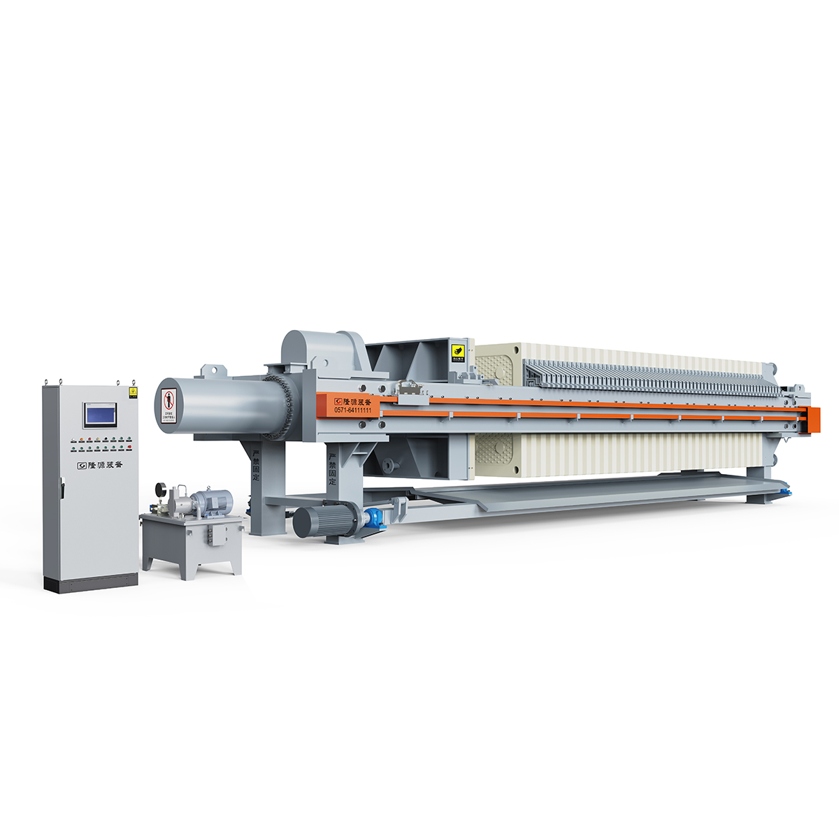 机械锁紧超高压隔膜压滤机