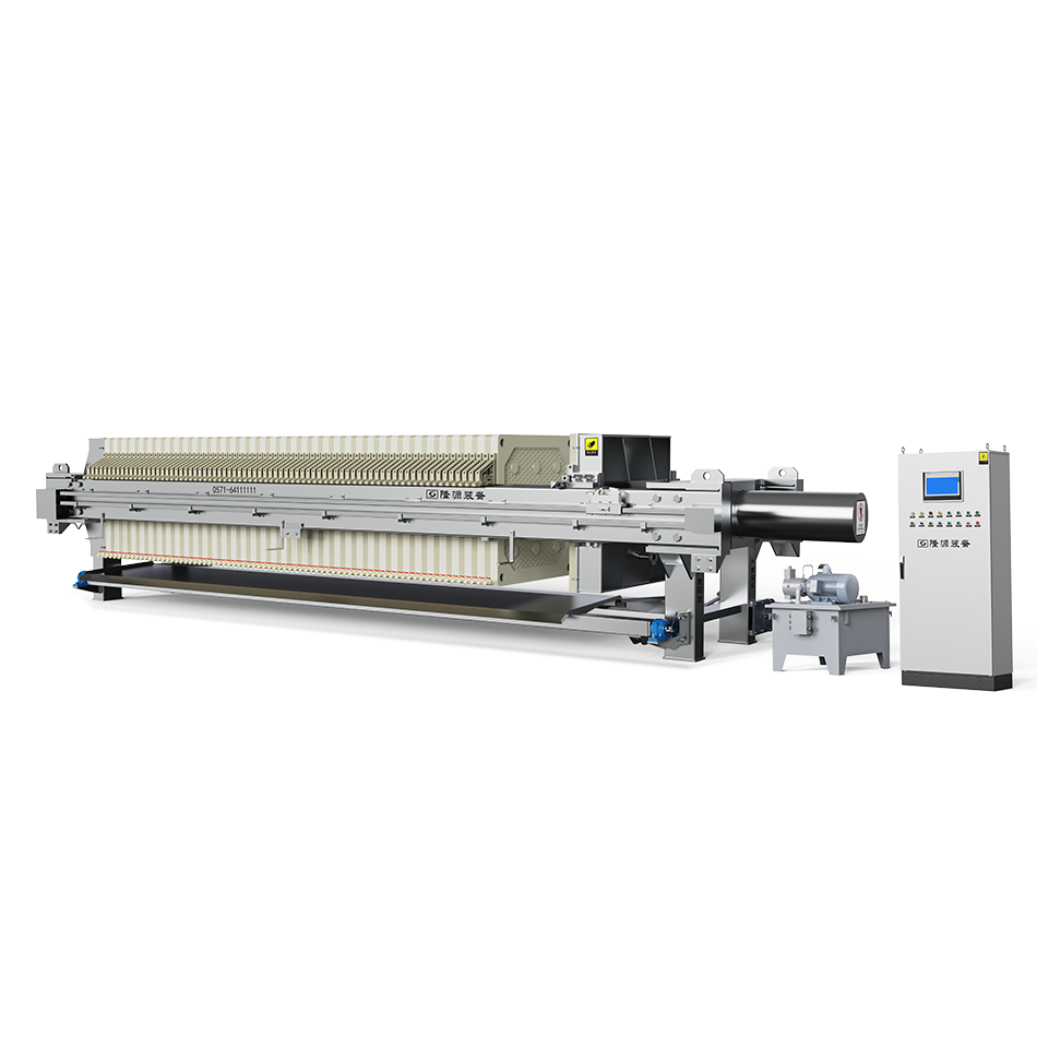 1250不锈钢压滤机无水洗